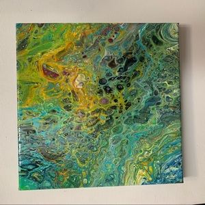 “Rabbit Hole” Original Signed Abstract Painting